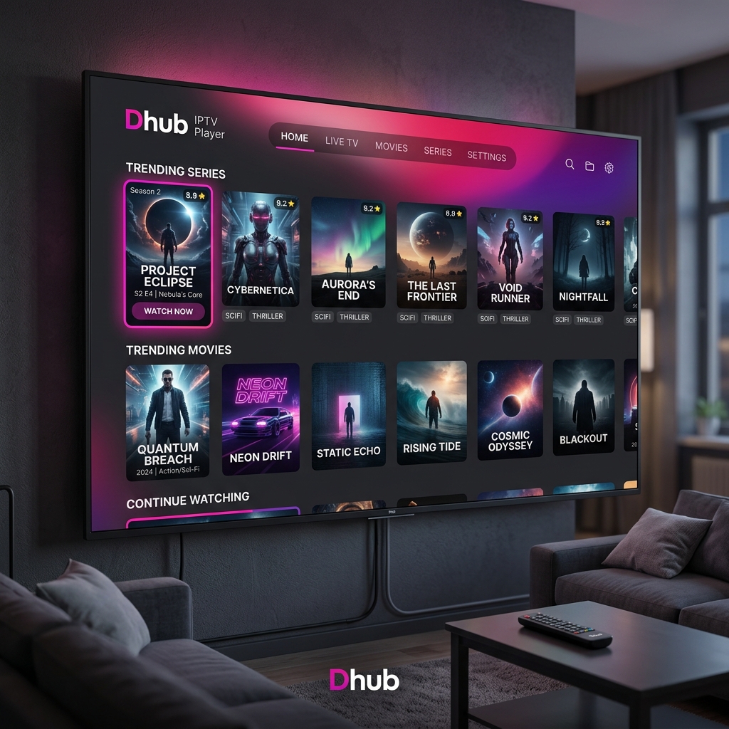 Capa Dhub IPTV